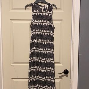 H&M long geometric dress